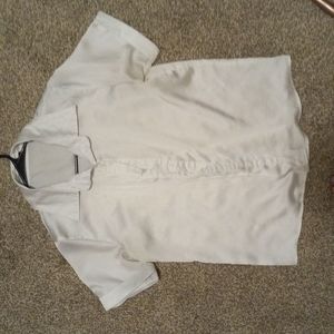 White button up blouse SHEIN medium